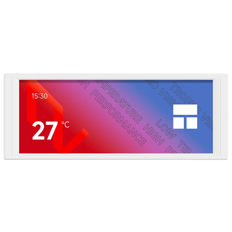 Thermalright TROFEO VISION LCD display colorido de 6,86 polegadas USB smart case tela secundária com resolução 1280 * 480 design magnético