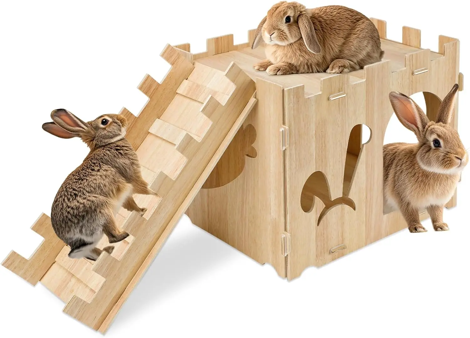 Large Wooden Rabbit…