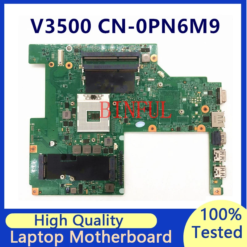 

CN-0PN6M9 0PN6M9 PN6M9 Mainboard For Dell Vostro 3500 V3500 Laptop Motherboard HM57 DDR3 100% Full Tested Working Well