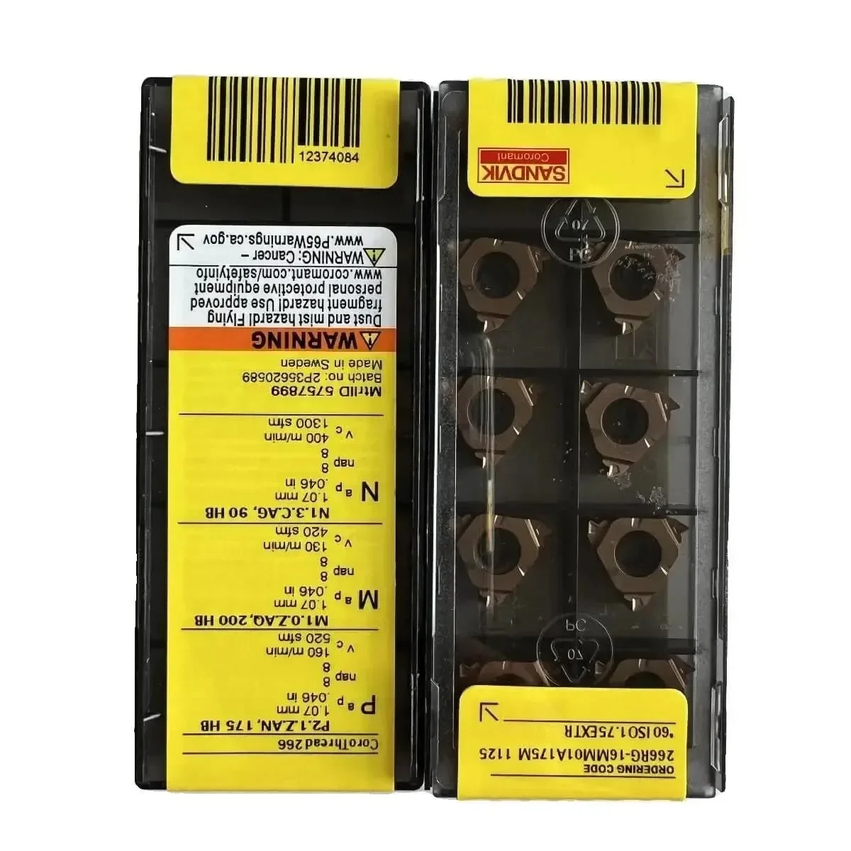 

SANDVIK-Coromant / 266RG-16MM01A175M 1125 / 10 Pcs