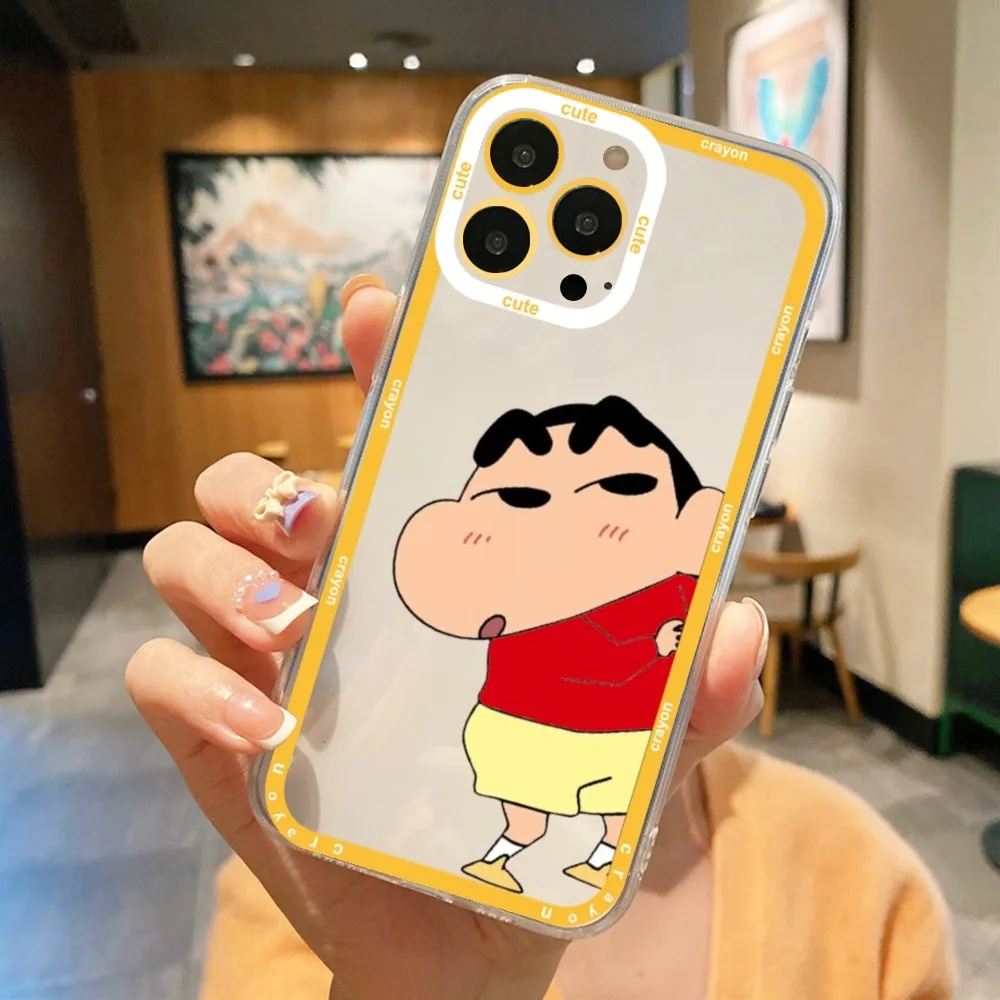 C-crayon S-shin-chan Phone Case For IPhone 12 11 13 14 Pro Max XR XS Max 16Plus 16promaxCase