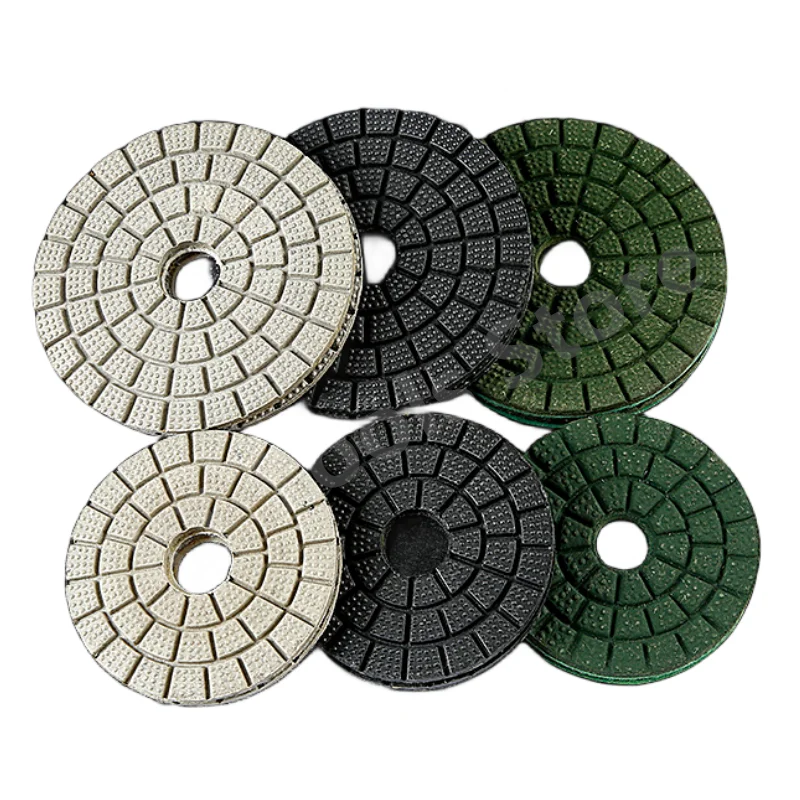 1/2/3PCS 3/4/5/6Inch Wet Diamond Polishing Pad Mirror Effect Grinding Disc Abrasive Wheel For Marble Granite Stone Grind Tools