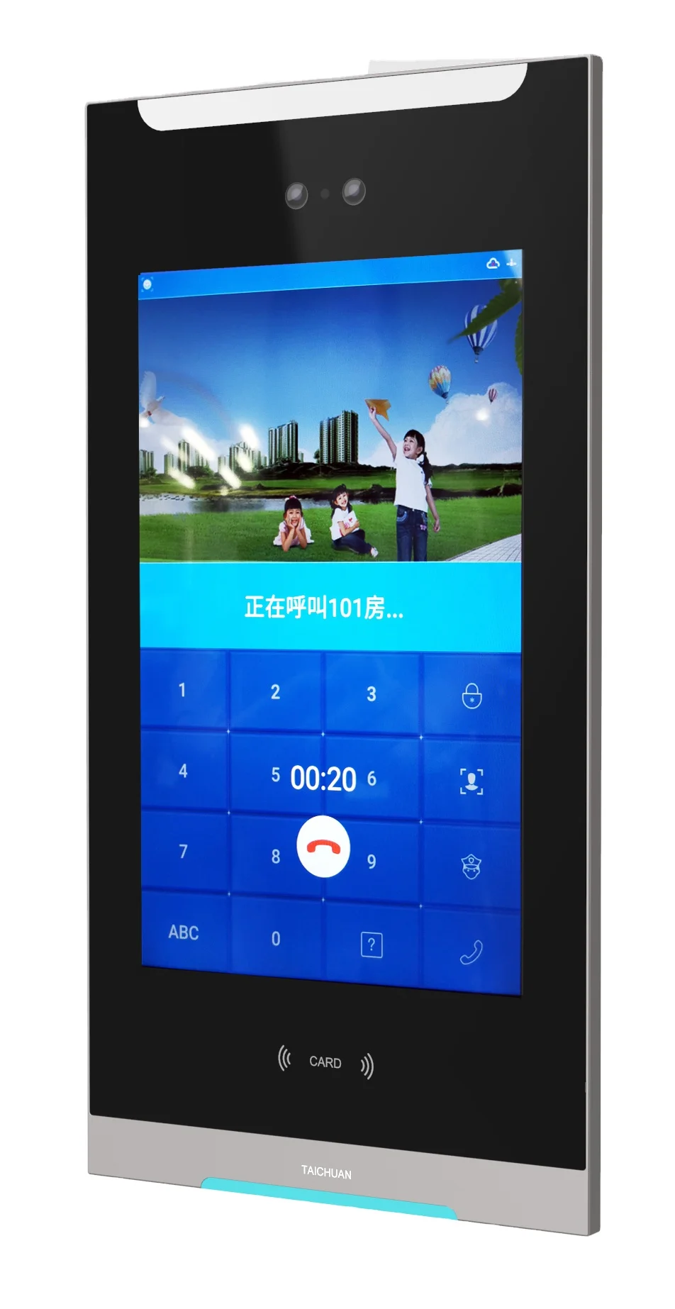 10 Inch Face Recognition Remote Unlock Entry Android Security System Smart Apartment Intercom Video Intercom Monitoring System