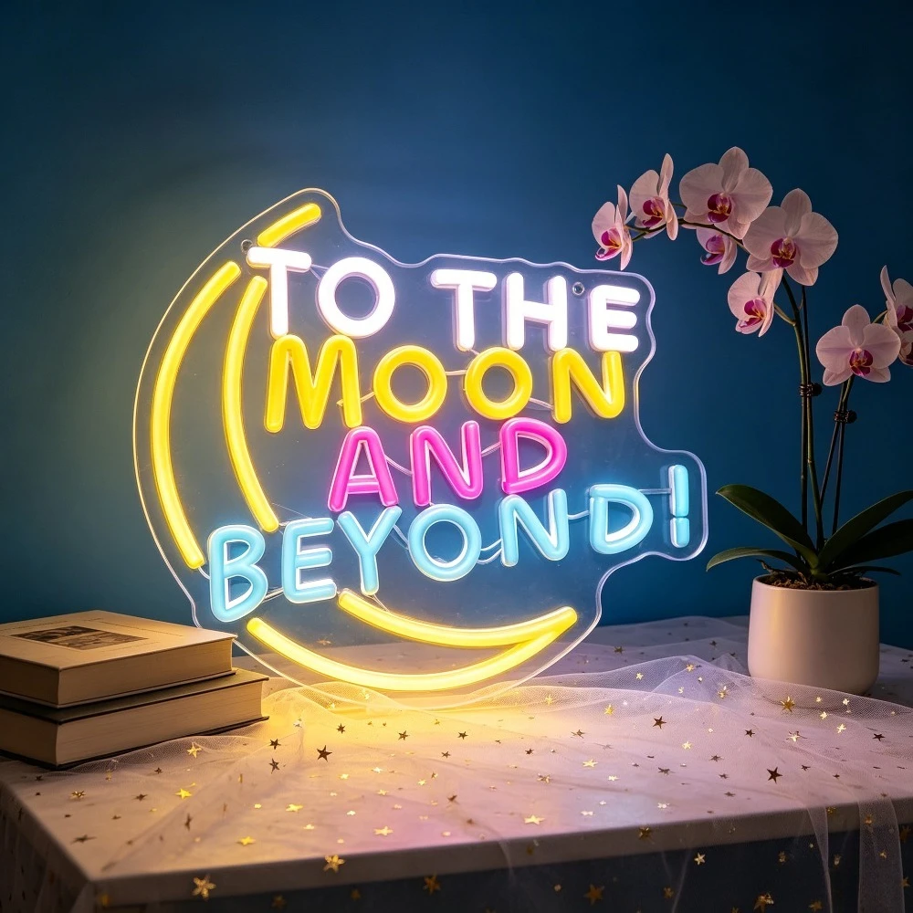 Lighting Decor And Beyond - To The Moon and Beyond Neon
