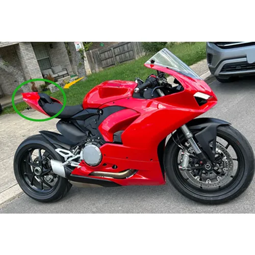 Imagen 2 del producto Ajuste para Ducati V2 V4 V4S V4R Streetfighter capó asiento trasero Solo cubierta trasera Panigale carenado trasero
