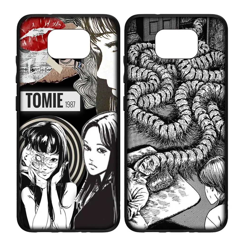 Tomie Anime Girl Junji Ito Collection Phone Cover Case for Xiaomi Redmi Note 13 13C A3 A3X Mi POCO F6 F5 X6 Pro Soft Coque