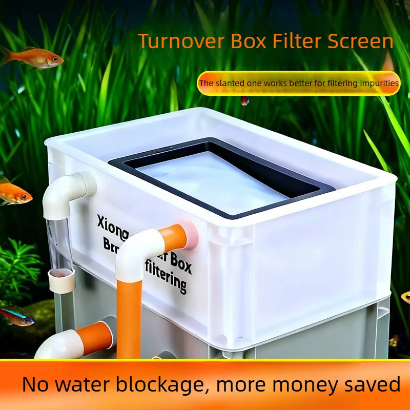 Aquarium-Filtergitter Bodentrennwand Fischabfall-Trennungsnetz Filtermaschengewebe für Umlaufbehälter Aquarium-Filtrationszubehör – Detail 2