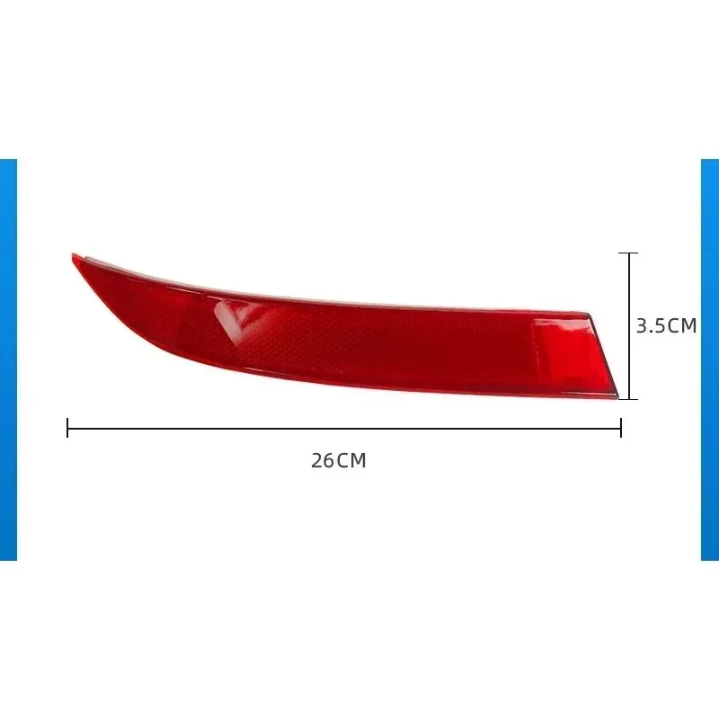 

For Suitable X5 E70 Body Reflector Rear Bumper Brake Light Tail Warning Turn Signal Reflector Lamp 63147240997 63147240998