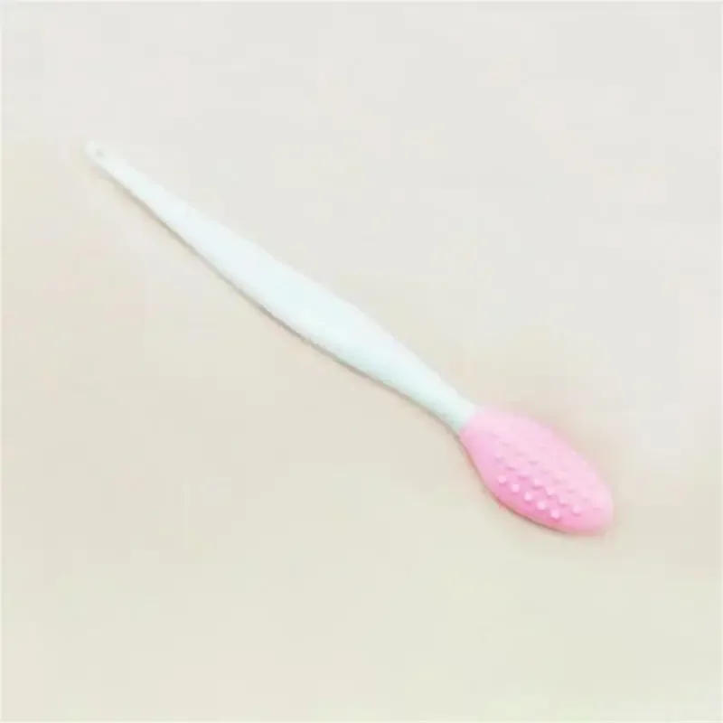 New Fashion Design Nose Double-Sided Tool Silicone Lip Scrub Exfoliator Brush