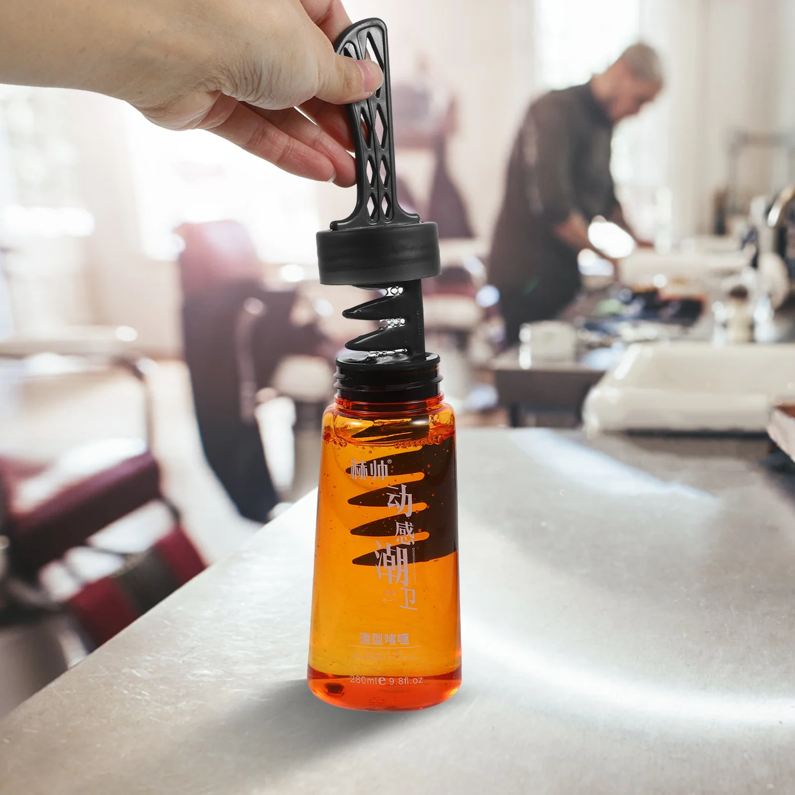 2 قطعة إعداد الشعر جل ترطيب كومبو البلاستيك دائم واسعة الأسنان مشط تصفيف الشعر كريم الرجال السفر الأعمال المنزلية