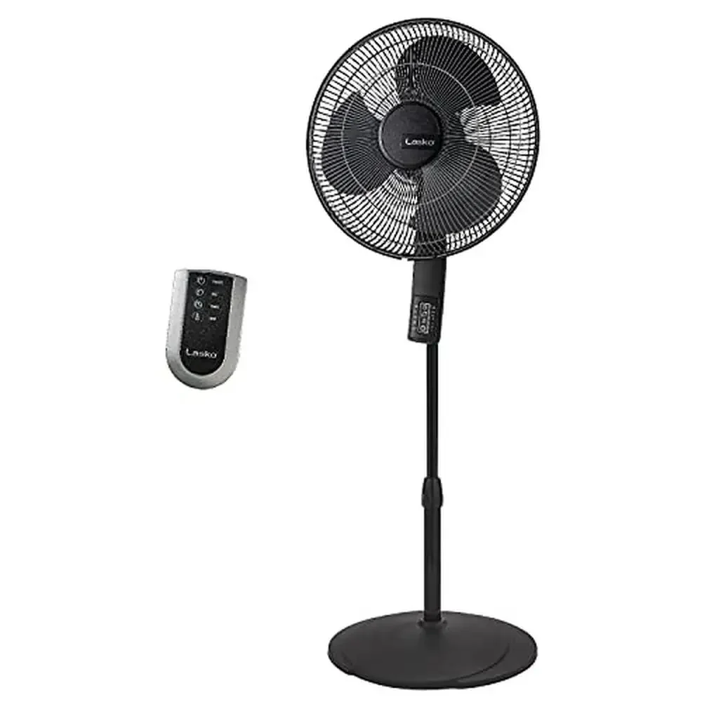 ventilateur-sur-piedestal-osccorporelle-reglable-minuterie-a-telecommande-4-vitesses-chambre-a-coucher-salon-bureau-dortoir-16-pouces-metal-noir-Electrique