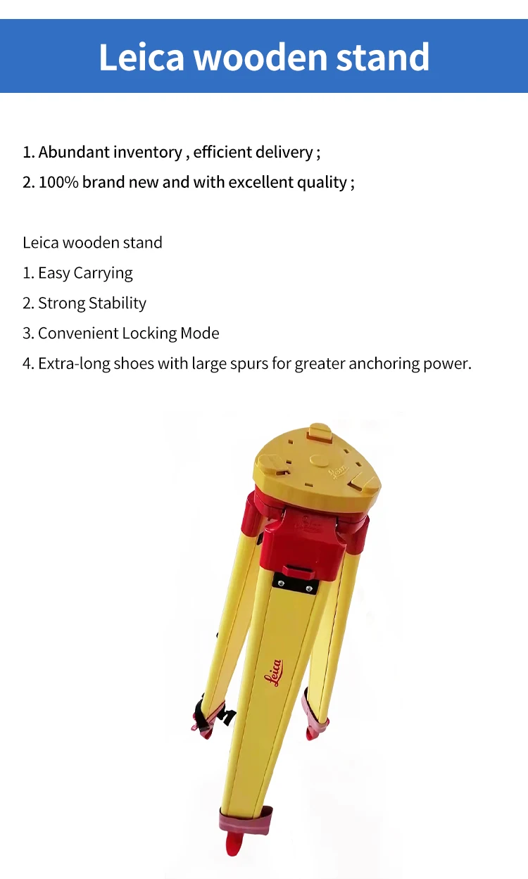 Heavy Wooden Tripod GST20-9 For Survey Instrument Total Station, Theodlite,Auto Level