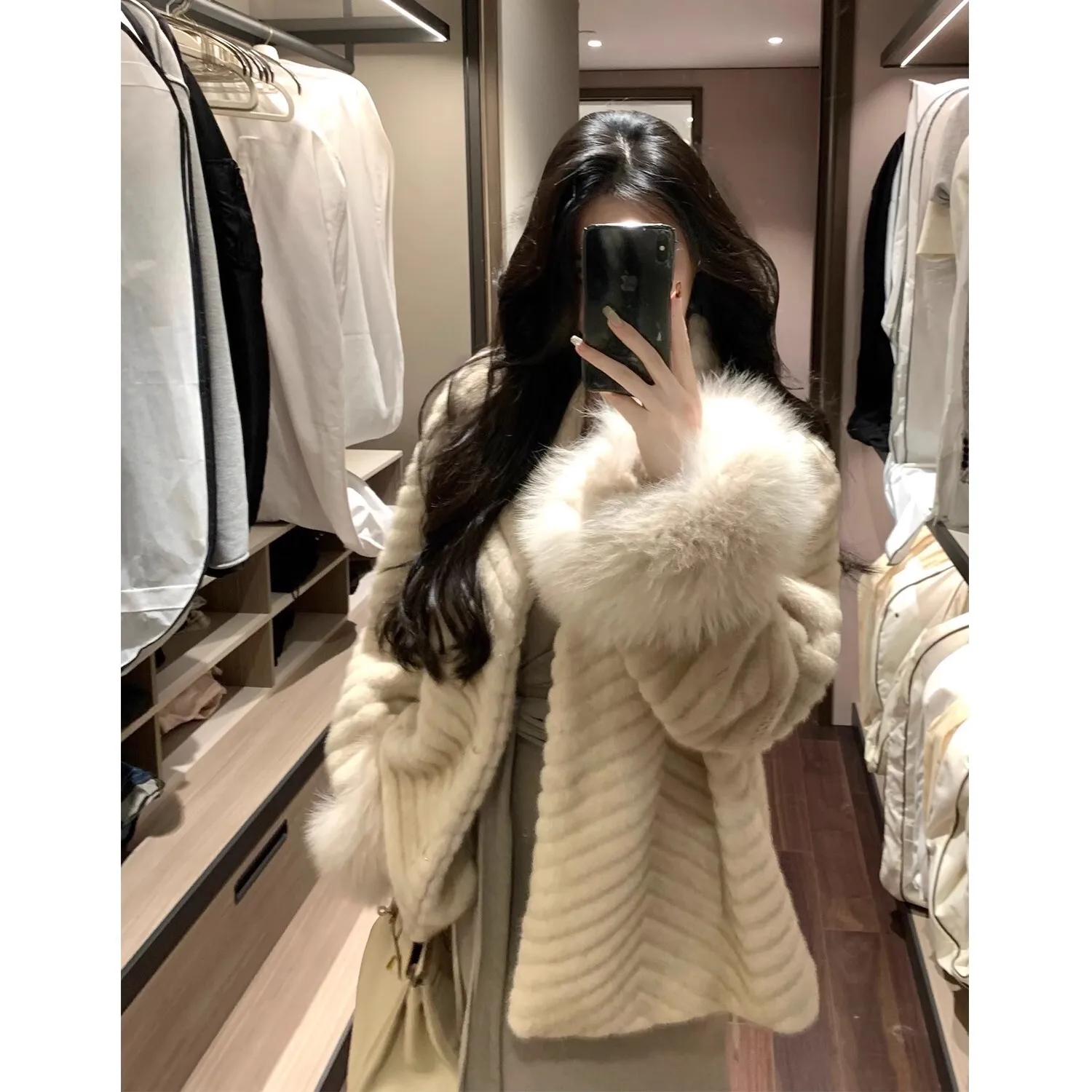 Women Faux Fur Cardigan 2025 Autumn Winter New Women's Faux Fur Coat Soft Elegant Style Oversized Long Loose Outerwear