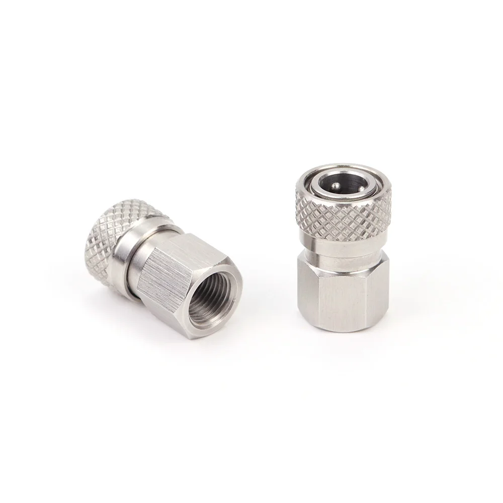 Stainless Steel Foster Quick Disconnect Quick Coupler Socket Filling/Charging Adapter Female Thread 1/8NPT 1/8BSP M10