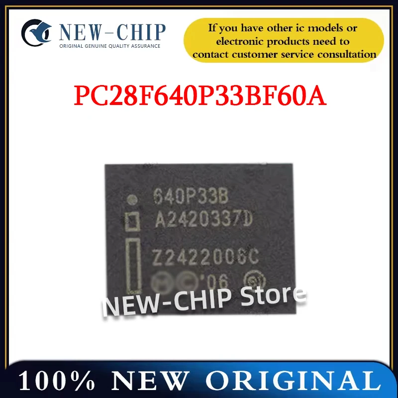 1PCS-10PCS/LOT  PC28F640P33B85D 64P33B  BGA64  NOR stores flash memory chips NEW ORIGINAL PC28F640P33B