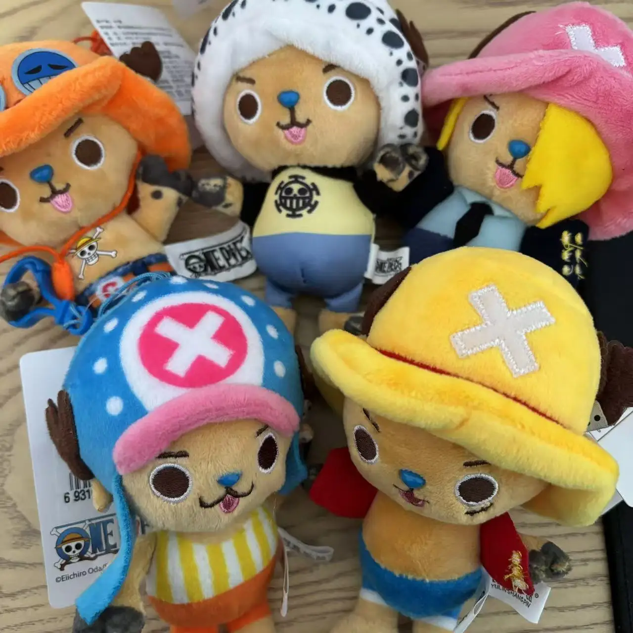 Llavero de Peluche con Forma de Ciervo de 10 cm de Anime One Piece: Luffy, Tony Tony Chopper, Sanji, Ace, Trafalgar Law, Regalo de Cumpleaños para Niños