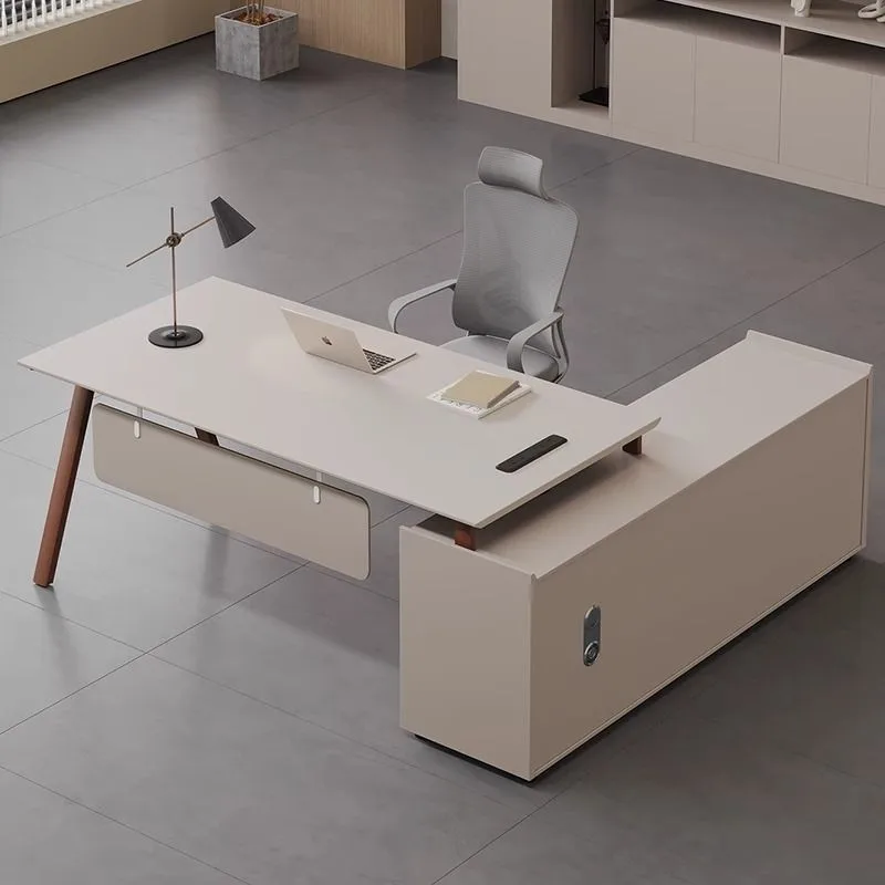 

Deluxe Boss Desk Single Supervisor Large Class President Manager Boss Office Office Furniture Desk