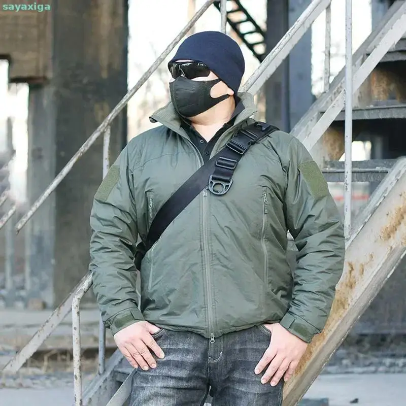 Jaqueta tática militar impermeável masculina, quebra-vento quente de inverno, parkas de caça e caminhada, casaco do exército, nível 7