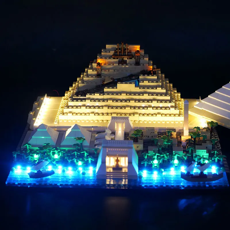 Kit de luz LED para LEGO 21058, gran lámpara piramidal, Ideas, regalo DIY (no incluye bloques de construcción, Kits de ladrillos, juegos de modelos)