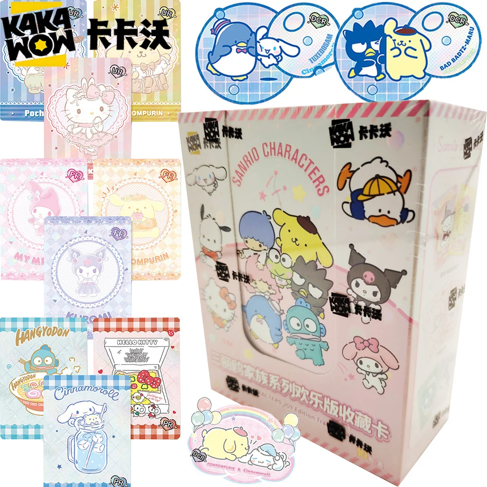

KAKAWOW Genuine Sanrio Characters Collection Cards Likeable Stars Gourmet Dessert Exploration Special Cards Anime Creative Gift