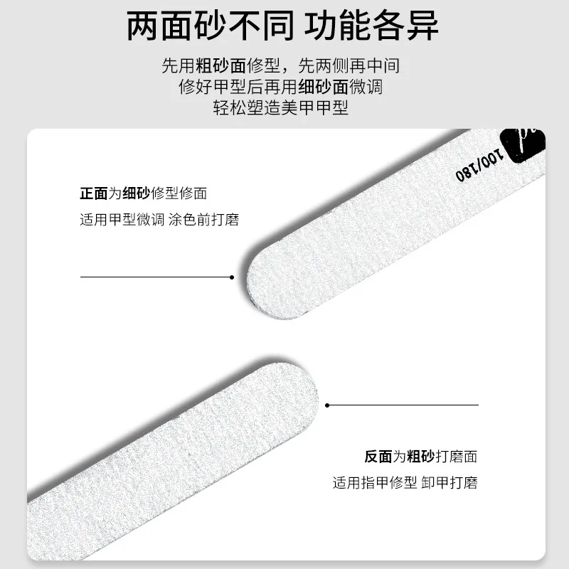 ตะไบเล็บ 1 ชิ้น ตะไบขัดเล็บแบบมืออาชีพ กระดาษทรายขัดเล็บ ตะไบขัดเงาเล็บ อุปกรณ์ทำเล็บ ตะไบขัดหนังกำพร้า อุปกรณ์เสริมทำเล็บ เครื่องมือศิลปะ