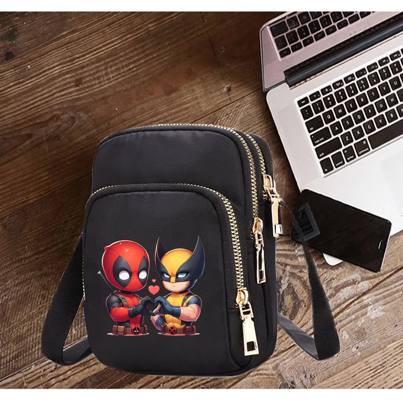 

New Dead-pool Superhero Women's Fashion Crossbody Bag New Ins Popular Women's Shoulder Bag Popular Cool Crossbody Bags 2024