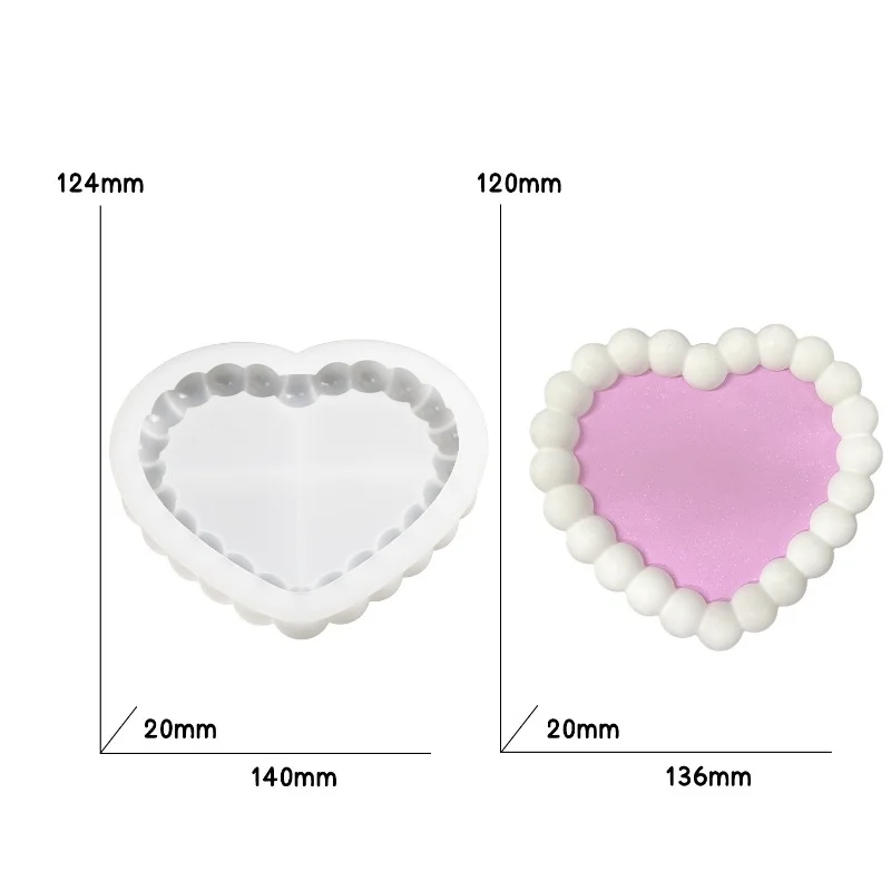 Stampo a goccia per sottobicchieri geometrici fai-da-te stampo in Silicone per sottobicchieri Anti-trabocco