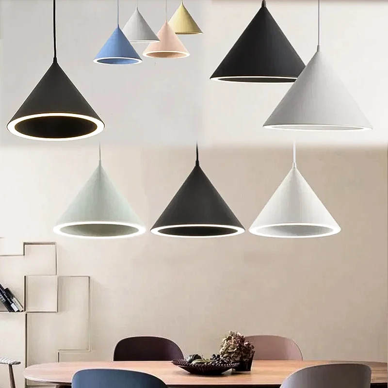 

DAMIASMIL Modern LED Pendant Light for Living Room Bedroom Macarons Creative Chandelier Lighting Fixture Luster Hanging Lamps