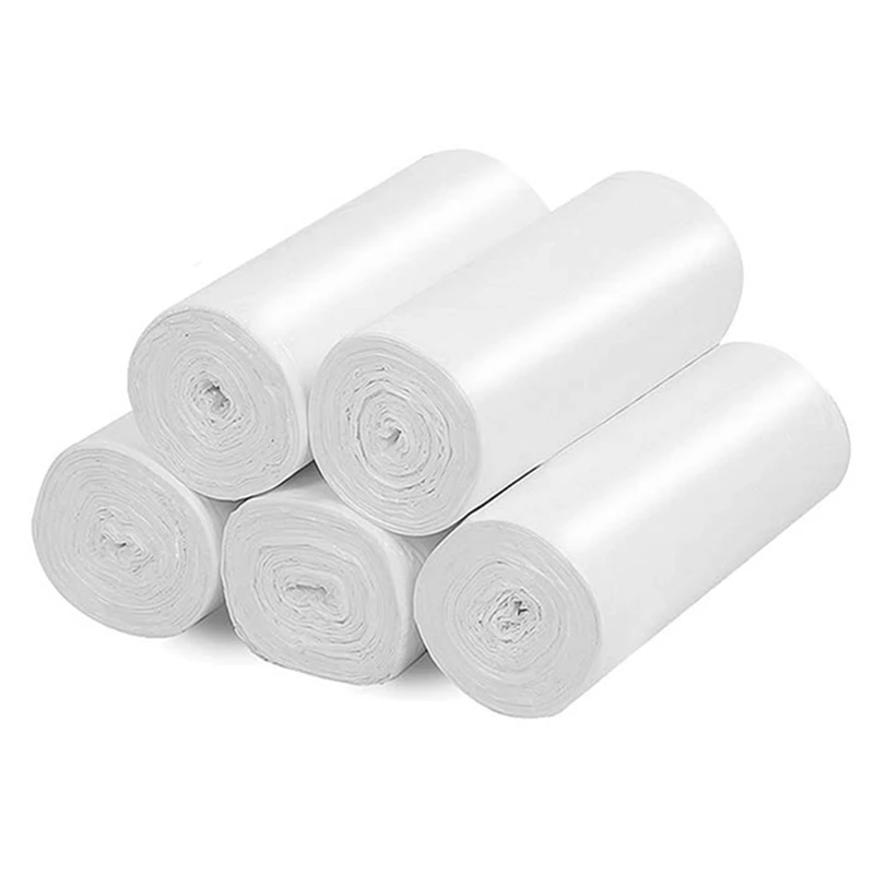 8 Gallon Compostable Garbage Bags, Can Be Put Into Tall Kitchen Garbage Bags, Trash Can Liner White(100 Pcs 20-30 L)