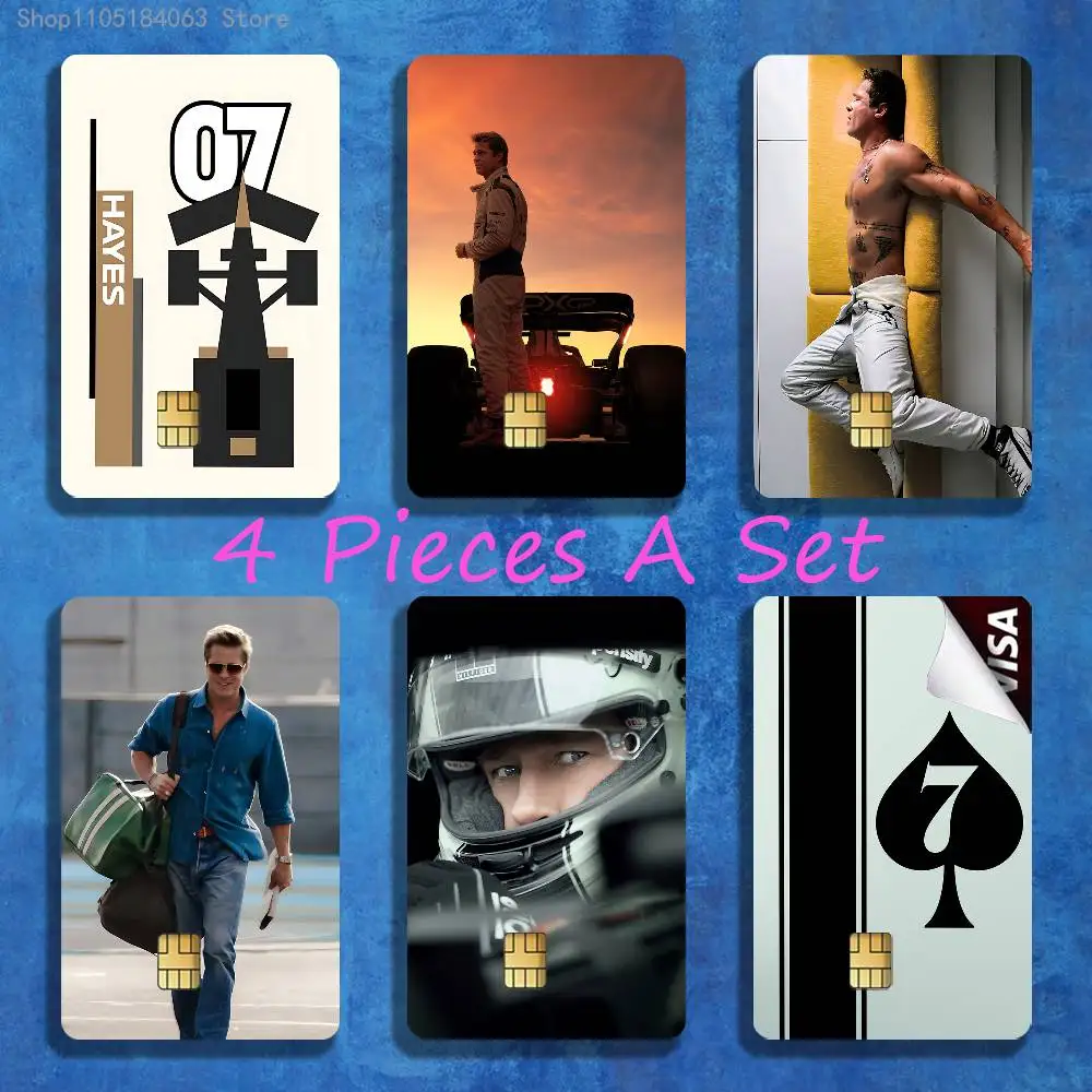 

B-Brad P-Pitt S-Sonny Hayes Stickers Credit Visa Debit Bank Charge Card Bus Metro Waterproof Sticker Decal Decoration