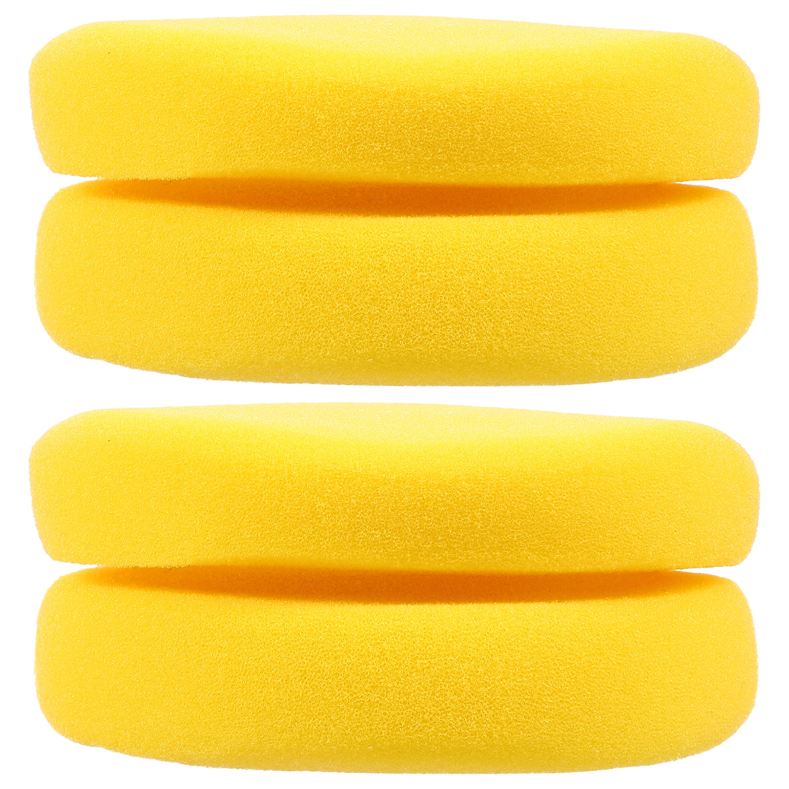

2pcs Yellow 80x48mm Painting Sponge Set Kids Craft DIY Graffiti Tool Round Watercolor Sponge Reusable Class Activities