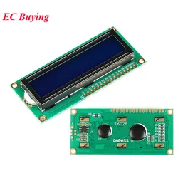 3.3V LCD1602 LCD Monitor 1602 1602A Blue Screen White Code Blacklight 16x2 Character LED LCD Display Module QAPASS