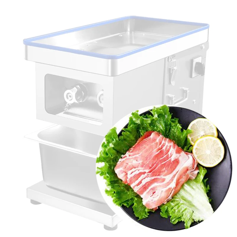 TS-1 Meat Slicer 110v 220v Desktop Compact Meat Slicing Cutting Machine For Cut Into Shreds And Cubes