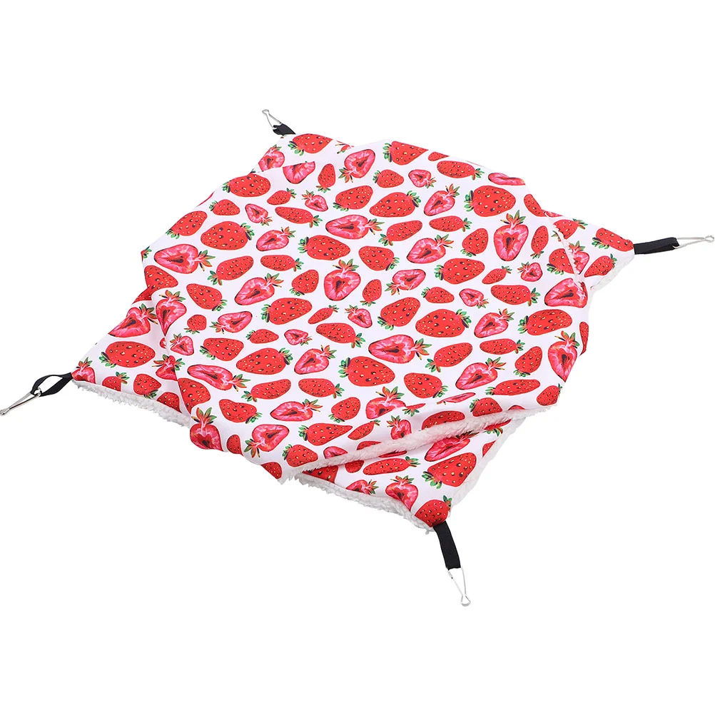 

Warm Cotton Hammock for Hamster Chinchilla Guinea Pig Lovely Hamster Hammock Decorative Cage Bed Pet Supply