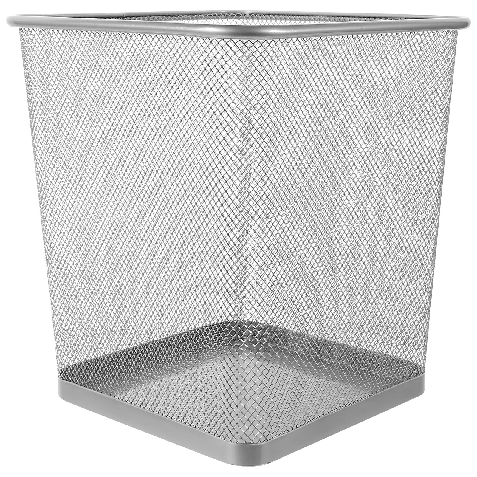 

Металлическое мусорное ведро с полой железной рамой и вентилируемым дизайном для кухни, ванной, офиса, спальни – современный контейнер для отходов