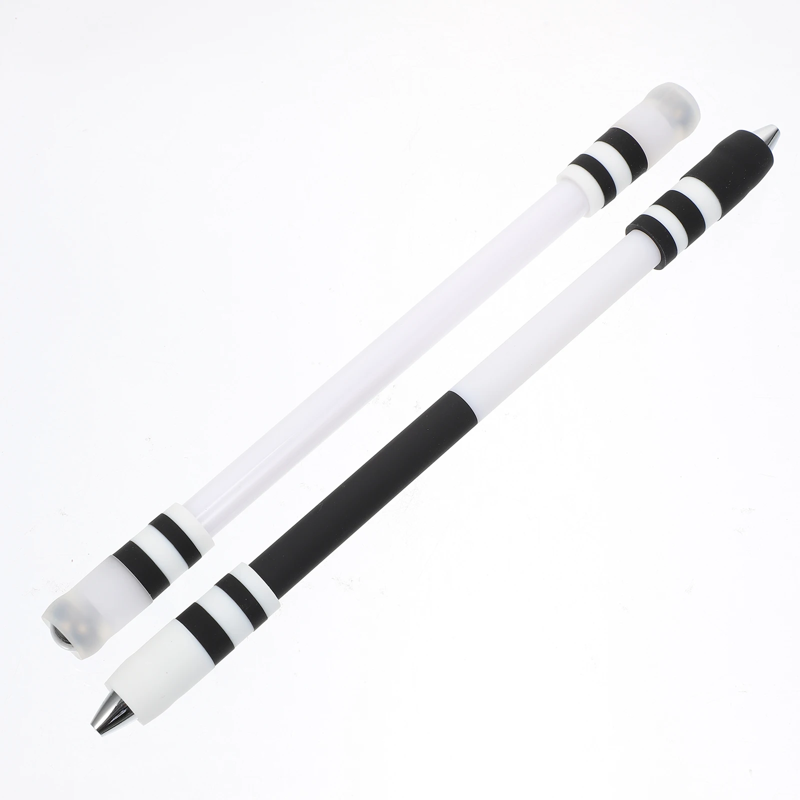 

2pcs Rotating Pens Spinning Flying Ballpoint Interesting Finger Toys Silicon PC Material Gifts