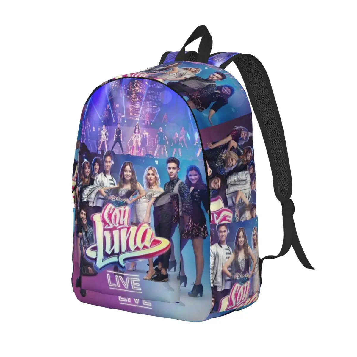 Mochila infantil Soy Luna Karaol, mochila escolar de grande capacidade para crianças, bolsa escolar, bolsa de ombro para meninos e meninas