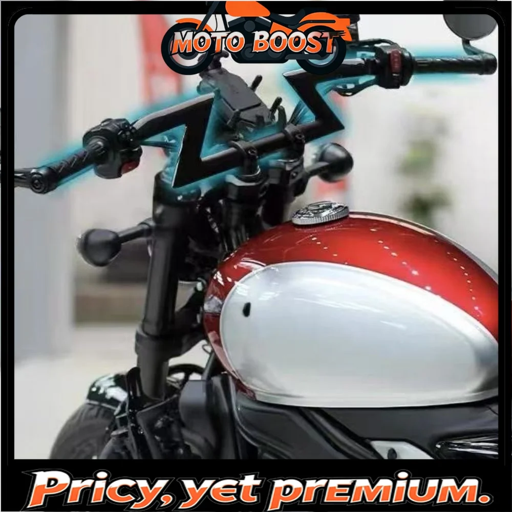 

For CFMOTO 250CLC and 450CLC motorcycles, this is a modified handlebar/steering handlebar upgrade with thickened grips.
