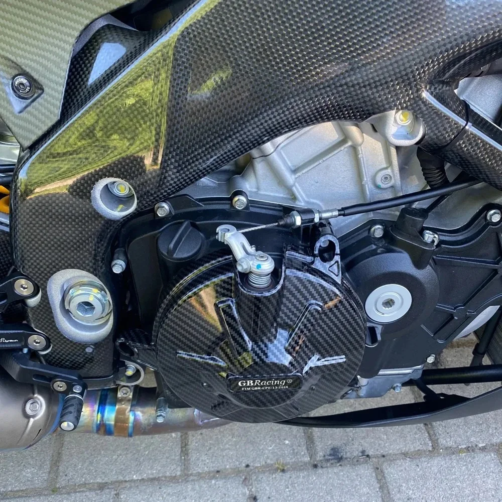 Motorcycles Engine protective cover For Aprilia RSV4 2021-2022 TUONO V4 2021-2022 carbon fiber printing