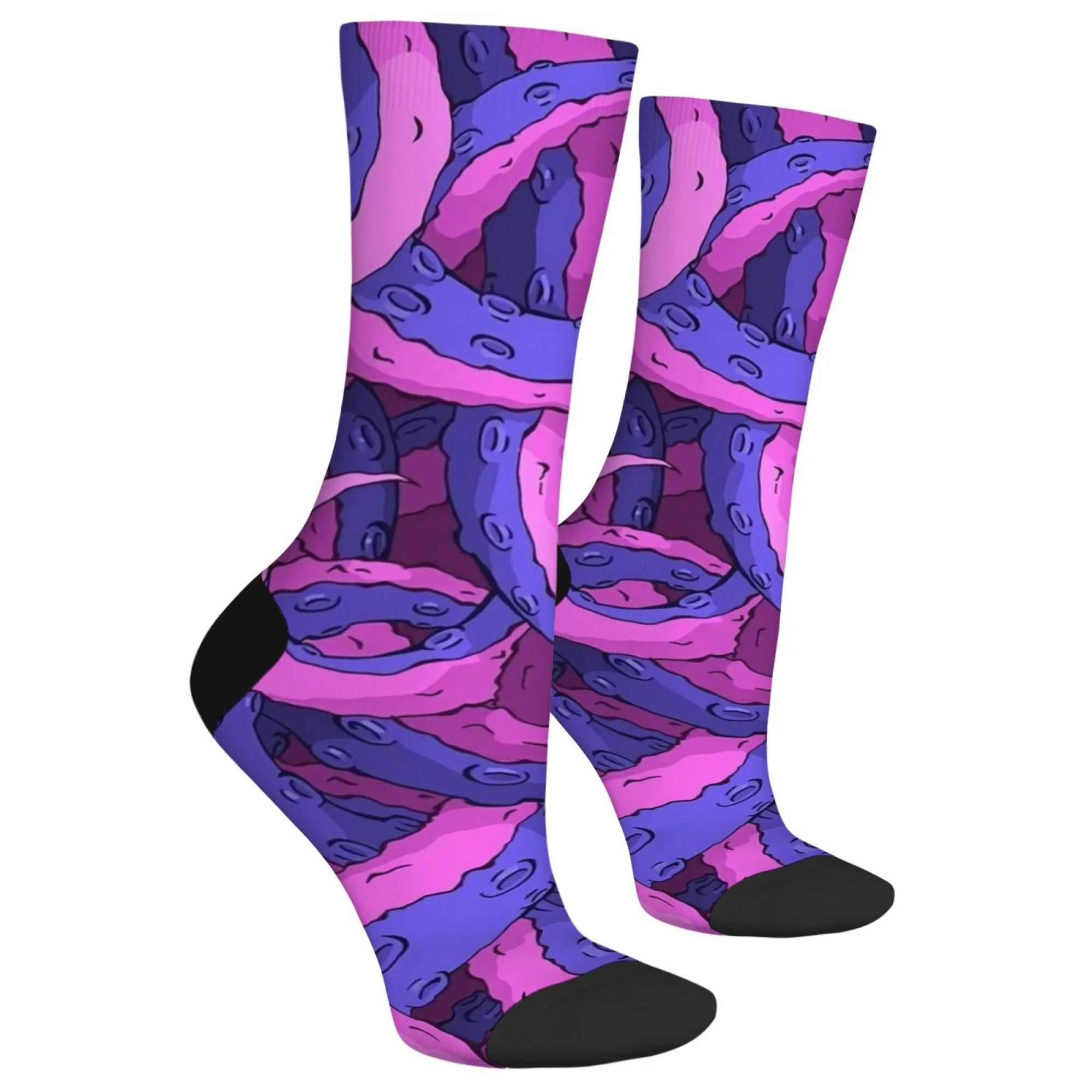 للجنسين مخالب الأخطبوط مخالب الهيب هوب طاقم الجوارب الأرجواني الوردي مريحة الشارع الشهير عادية الرياضة اليومية والاستخدام في الهواء الطلق