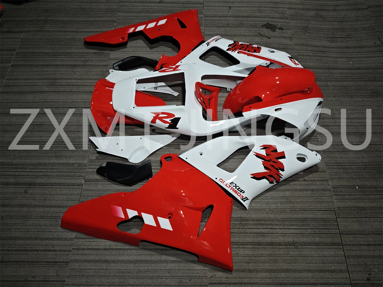 New ABS Whole Motorcycle Fairings Kit Fit for YAMAHA YZF-R1 1998 1999 98 99 R1 Bodywork Set Custom Red White