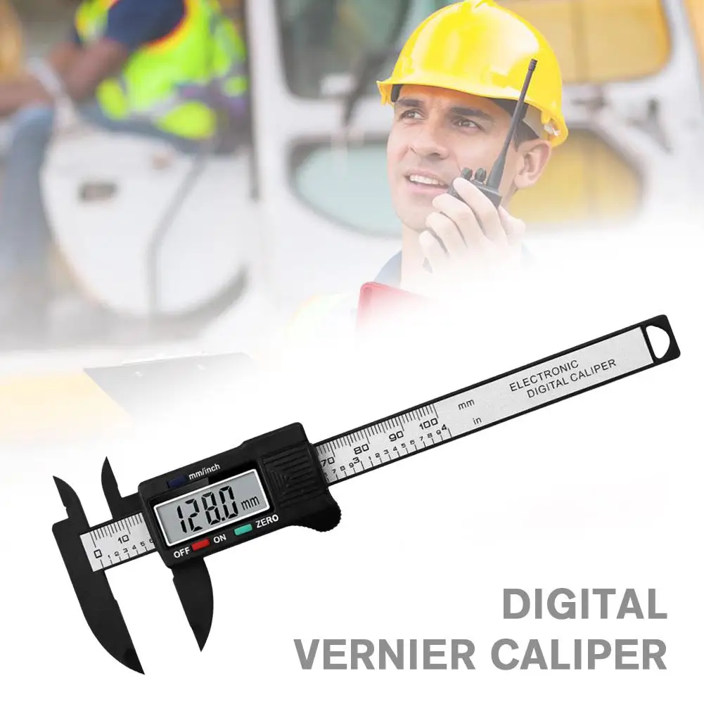 Electronic Digital Caliper Carbon Fiber Scale Vernier Caliper Micrometer Measuring Tool Digital Ruler Measuring Tool