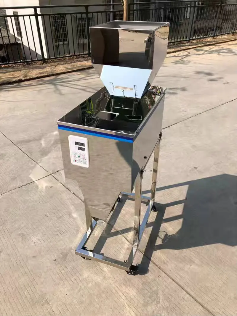 Automatic Weighing Rack Machine 10-1000g Stainless Steel Granular Powder Packaging Filling Machine for Business & Industrial Use