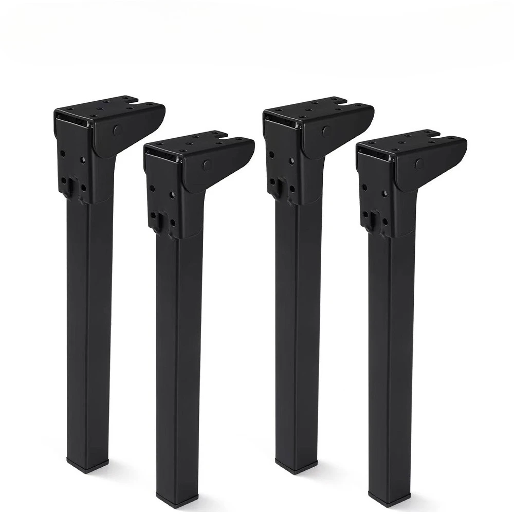 4pcs Heavy Duty Metal Folding Table Legs Versatile Replacement for Laptop Coffee Camping Tables Size Selectable
