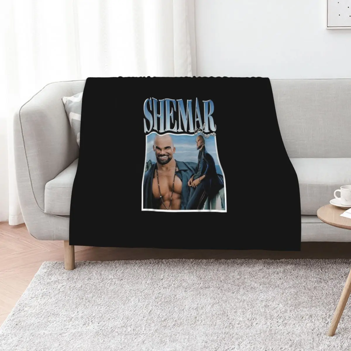 

Shemar Moore Throw Blanket Summer Bed Fashionable warm for winter Picnic Blankets