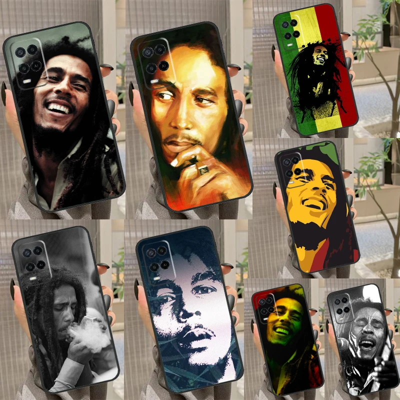 Reggae Singer Bob Marleys Case For OPPO A57 A17 A57S A5 A9 A53 A15 A16 A77 A76 A96 A52 A72 A54 A74 A94 A58 A78 A98