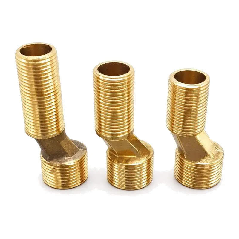 Copper Lengthened Eccentric Curved Feet Concealed Shower Variable Diameter Screw Bathtub Faucet Accessories