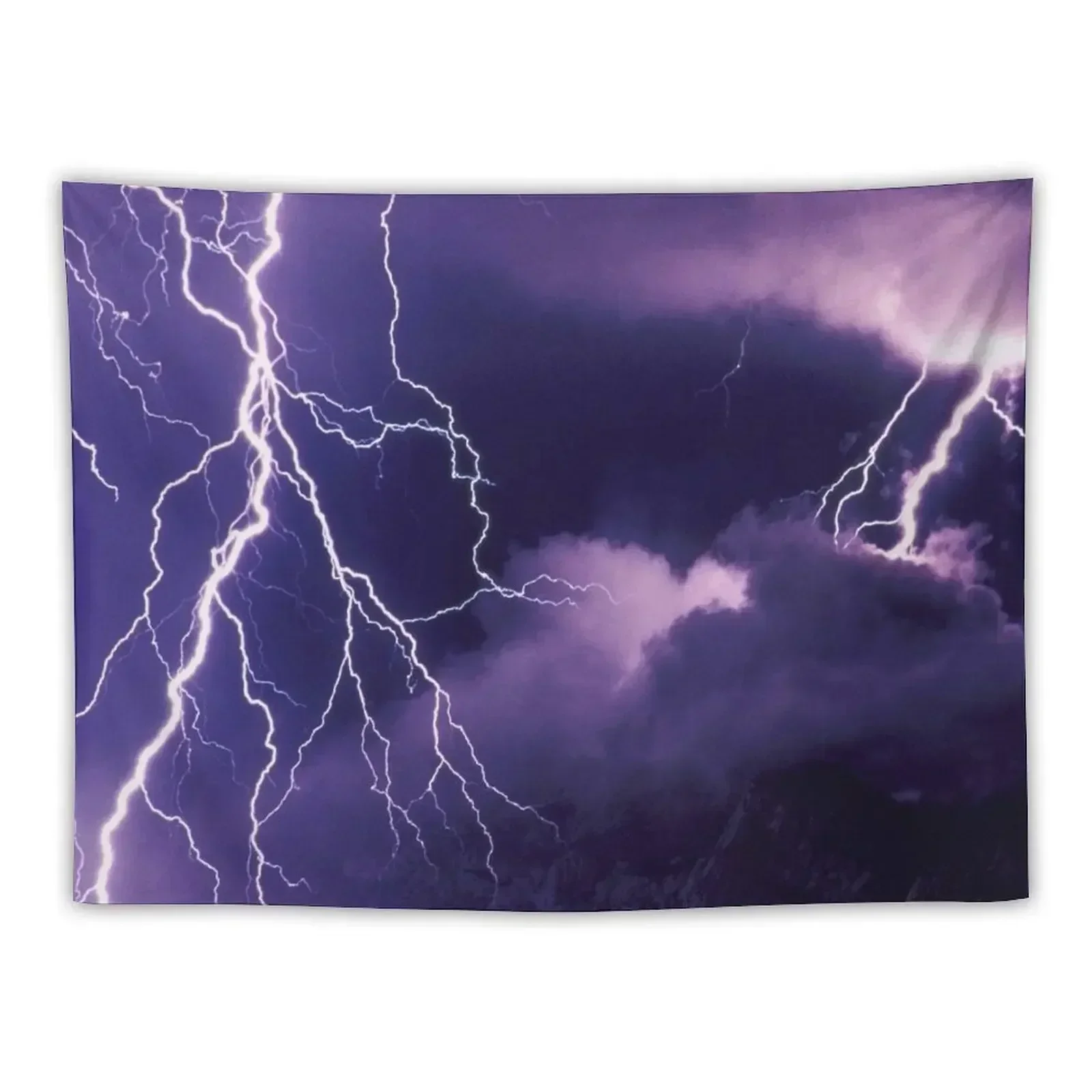 

Storm Clouds and Lightning Tapestry Bedrooms Decorations House Decoration Tapestry