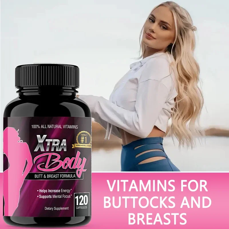 Butt and Bust Formula - Vitamin Supplement Helps Firm and Tone Butt and Bust Curves, Increases Energy, Supports Mental Focus