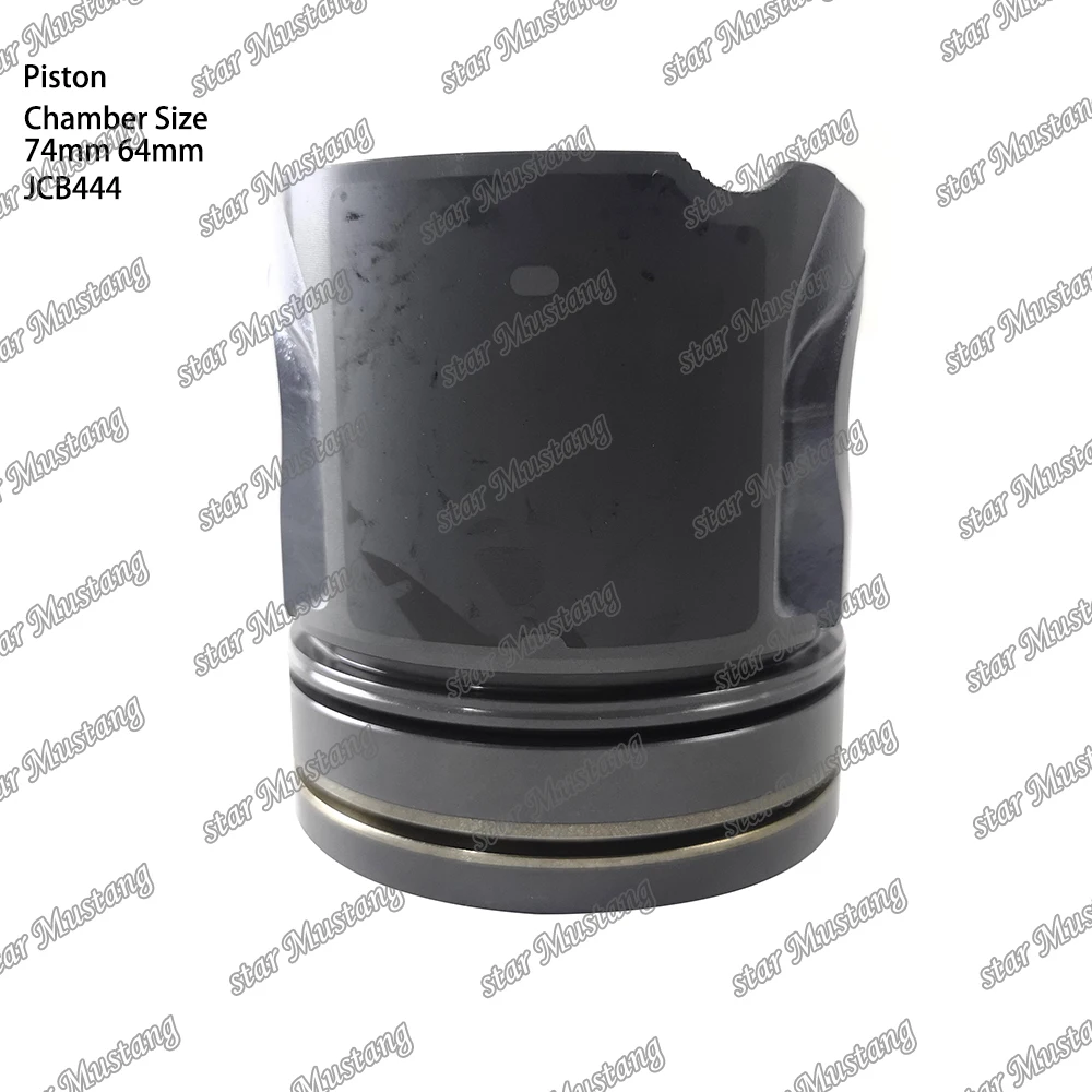 JCB444 Piston Chamber Size 74mm 64mm Suitable For JCB Diesel Engine Parts